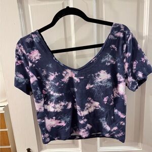Lululemon align shirt tie dye size 12